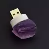 🏷️️ USB лампа Аметист 40х25мм для повербанка F-106151