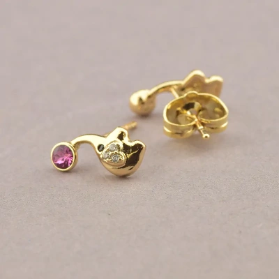 Сережки XUPING Swarovski (позолота 18к)