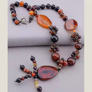 Намисто Сердолік 55 см