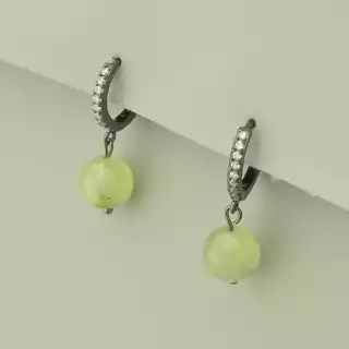 Сережки кільця (конго) Преніт (хром)