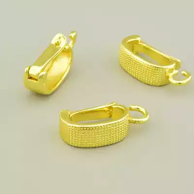 Тримач для кулона 16х6мм. (позолота 18к лимонна)