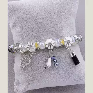 Браслет резинка Самоцвіти 18 см