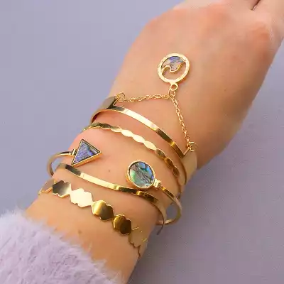 🏷️️ Браслет без застібки Fashion 17 см F-82636