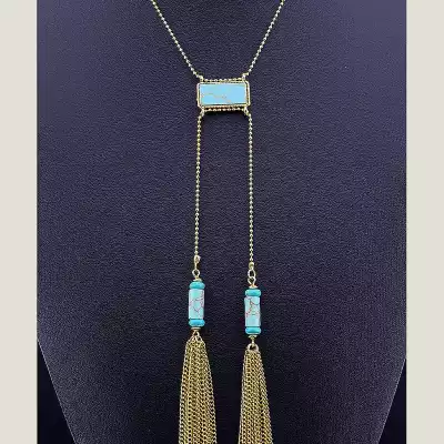 🏷️️ Підвіска Fashion Бірюза 60 см F-73410