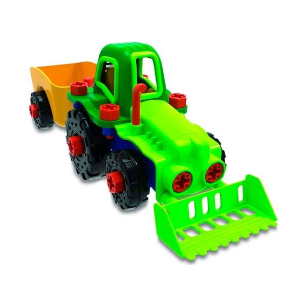 Набір для складання Edu-Toys Трактор з інструментами 29 деталей (JS030) JS030 JS030