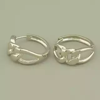 Сережки-кільця Xuping (родій)