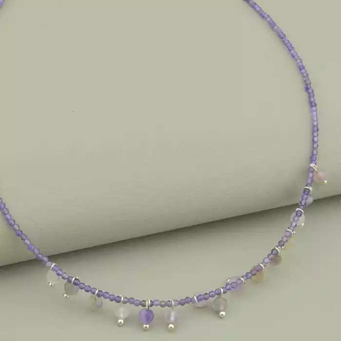 🏷️️ Підвіска Аметист 43 см (сталь) ss_101631