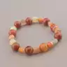 🏷️️ Браслет резинка Сердолік 19 см. F-94437
