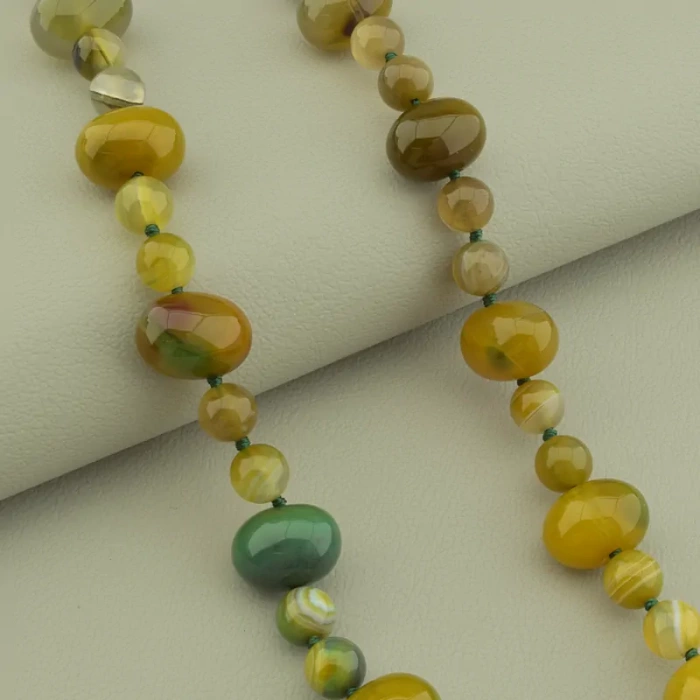 🏷️️ Намисто Агат 53 см. ss_102231