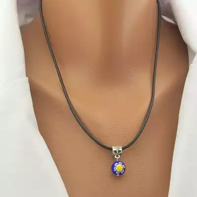 🏷️️ Підвіска Лемпворк (скло) 43 см. F-102331