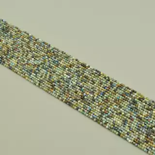 Намистини Самоцвіти 39 см. 2,2 мм. на нитці (натуральне каміння, без застібки)