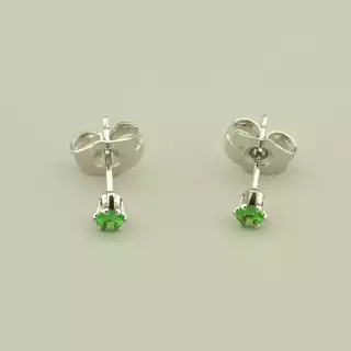 Сережки цвяшки Xuping Фіаніт (родій)