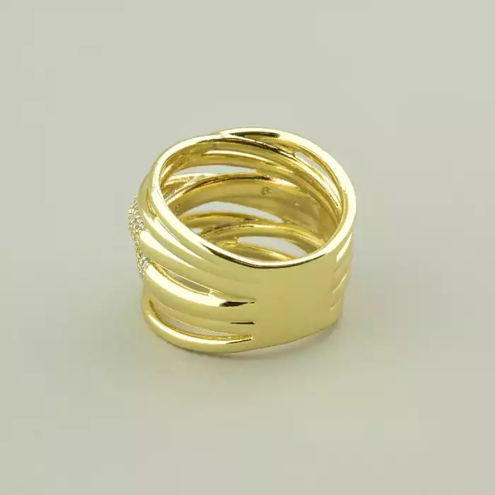 🏷️️ Каблучка Xuping Фіаніт (позолота 18к лимонна) ss_97043