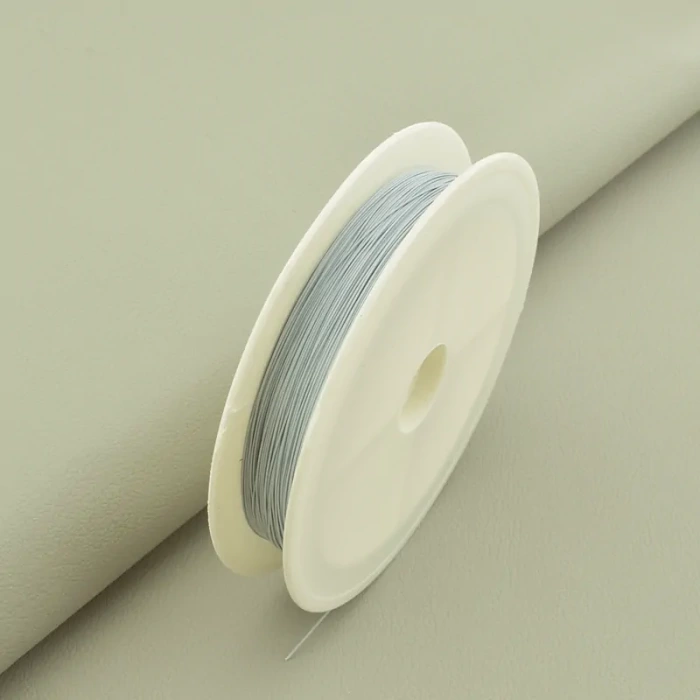 🏷️️ Струна метал (0,35 мм, синій, сірий, 30 м) ss_105339