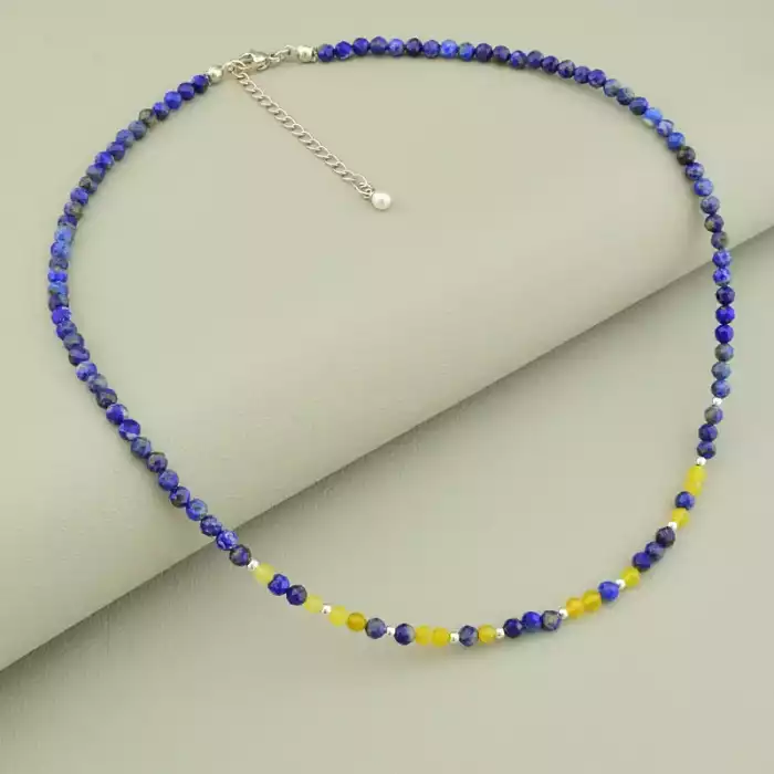 🏷️️ Підвіска Лазуріт, Кварц 44 см ss_105647