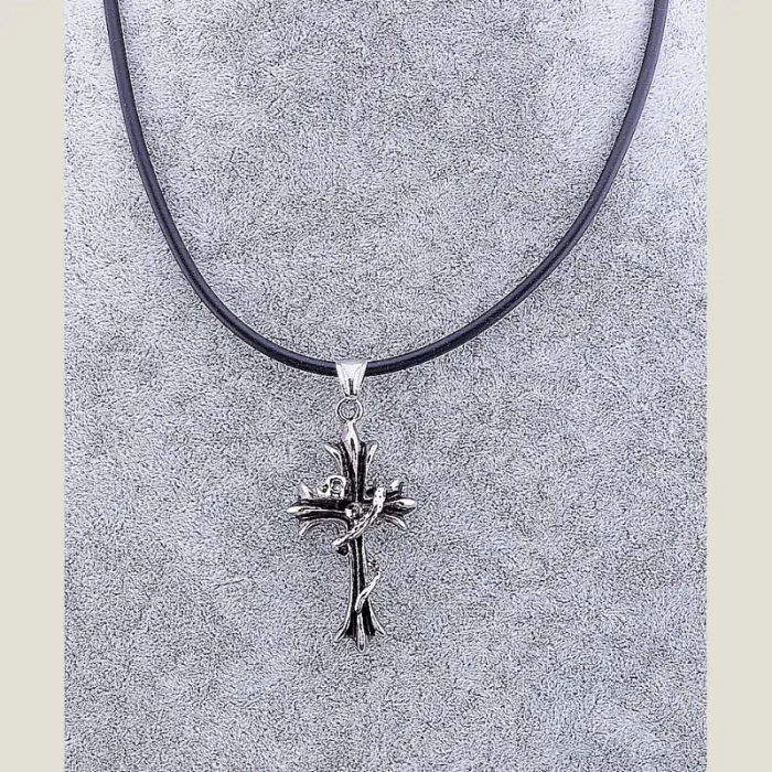 🏷️️ Підвіска хрест медична сталь 316L 44 см ss_70523