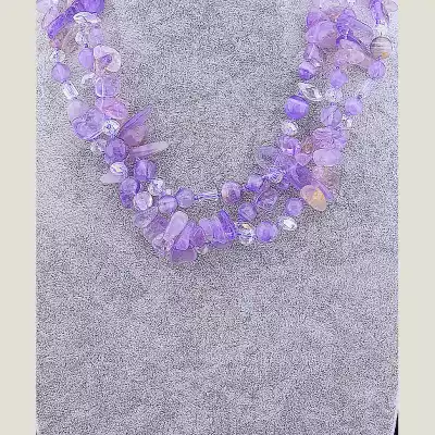 🏷️️ Намисто Аметрін 50 см F-36682