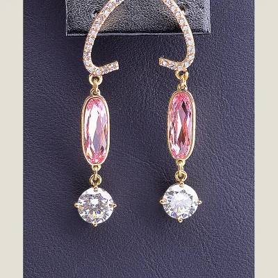 Сережки Xuping Swarovski (позолота 18к)