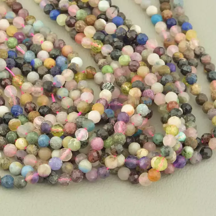 🏷️️ Нитка Самоцвіти 39 см. 4,3 мм. (без застібки) ss_100184