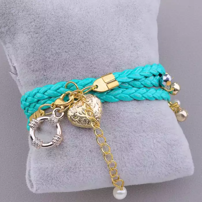 🏷️️ Браслет з карабіном Сrystal FJ ss_37582