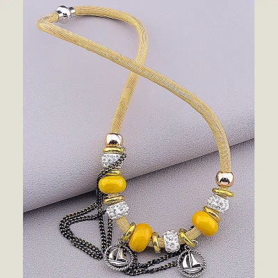 Підвіска на магніті Сrystal 42 см (шкірозамінник)