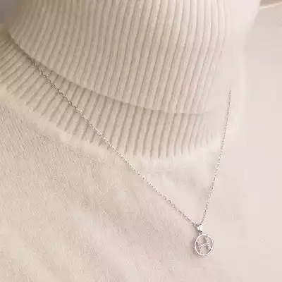 🏷️️ Набір Saiya Фіаніт 40 см. (родій) F-94089