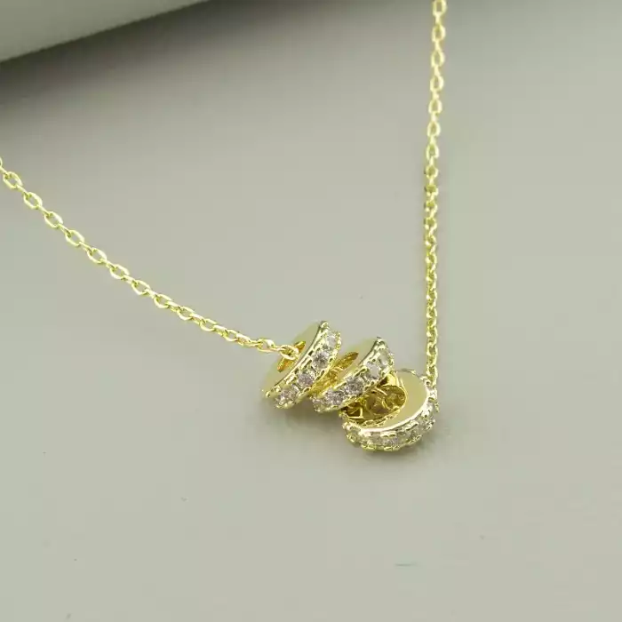 🏷️️ Підвіска Saiya Фіаніт 41 см (позолота 18к лимонна) ss_95898