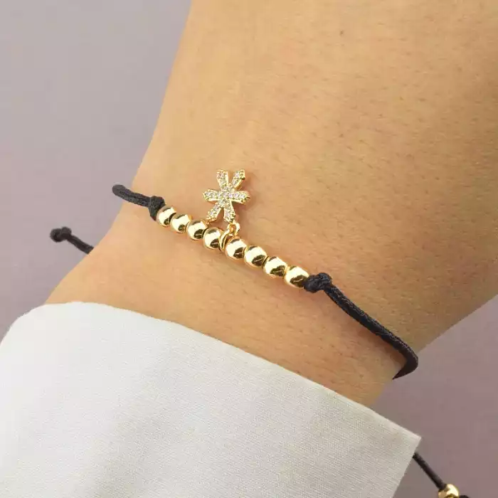 🏷️️ Браслет регульований Xuping Фіаніт 17 см (позолота 18к) ss_68179