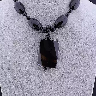 🏷️️ Намисто Агат 55 см F-78990