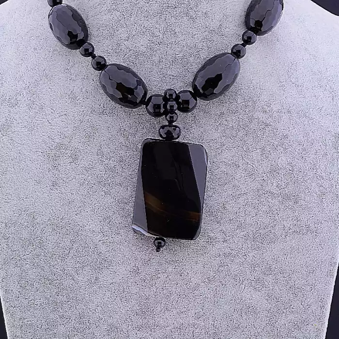 🏷️️ Намисто Агат 55 см ss_78990