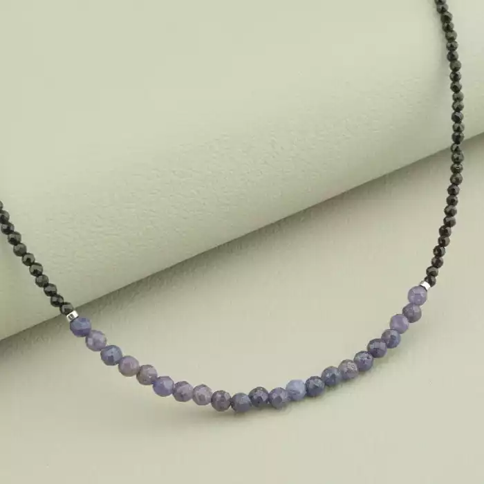 🏷️️ Підвіска Шпінель, Сапфір 42 см. ss_103894