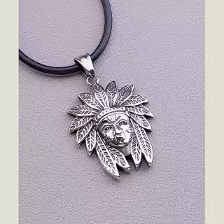 Підвіска індіанець медична сталь 316L 44 см