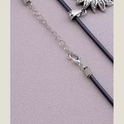 🏷️️ Підвіска індіанець медична сталь 316L 44 см F-70524