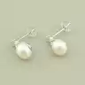 🏷️️ Сережки пусети Перли (срібло 925 проба) F-98145