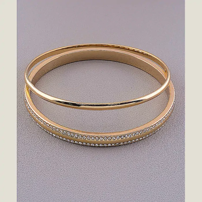 🏷️️ Браслет без застібки FJ Сrystal 17 см ss_81584