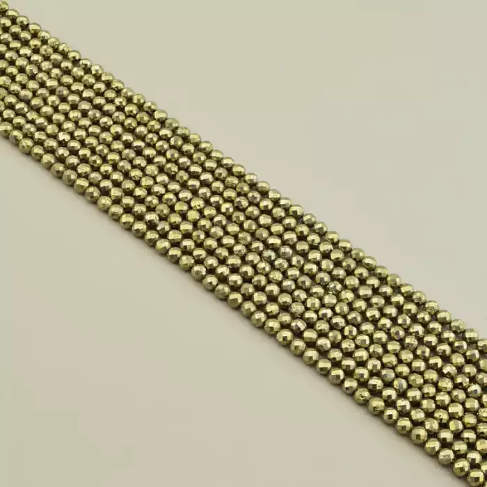 🏷️️ Намистини Піріт 39 см 4.2 мм. (без застібки) F-106254