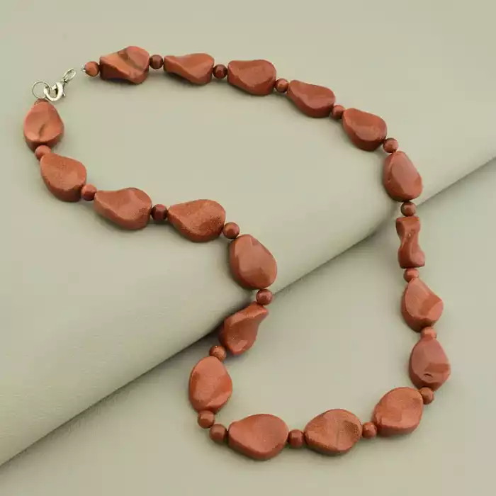 🏷️️ Намисто Золотий Пісок 51 см ss_106463