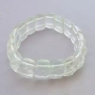 Браслет резинка Гірський кришталь 20 см.