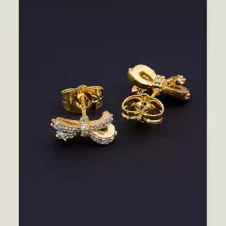 Сережки пусети Xuping (позолота 18к)