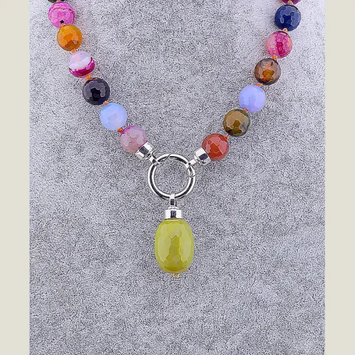 🏷️️ Намисто Агат 52 см ss_14595