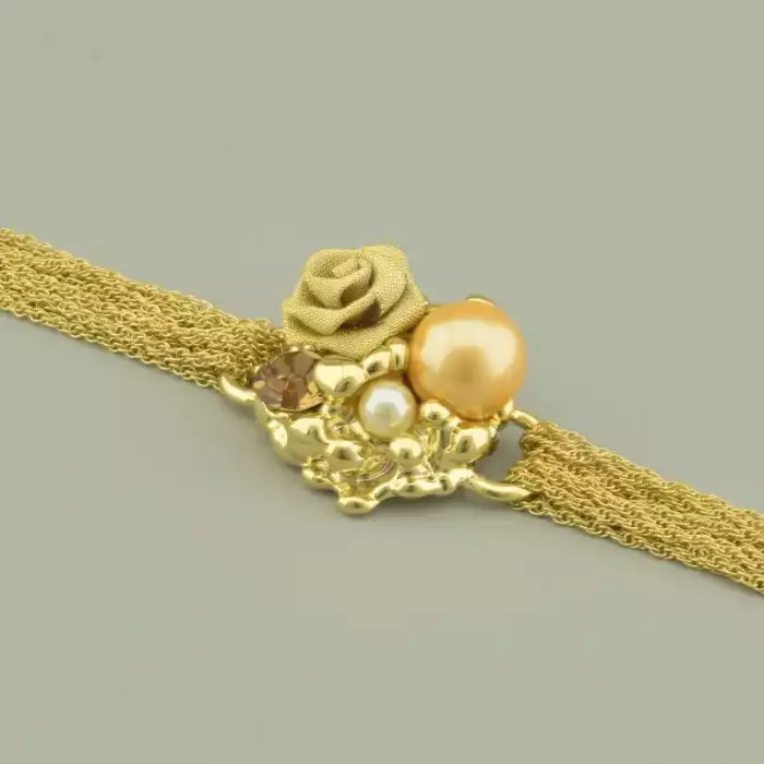 🏷️️ Браслет петля Abella Майорка 19 см. (позолота 18к) ss_92931