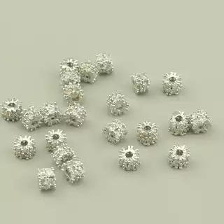 Вставка Фіаніт 4х3мм. (родій)