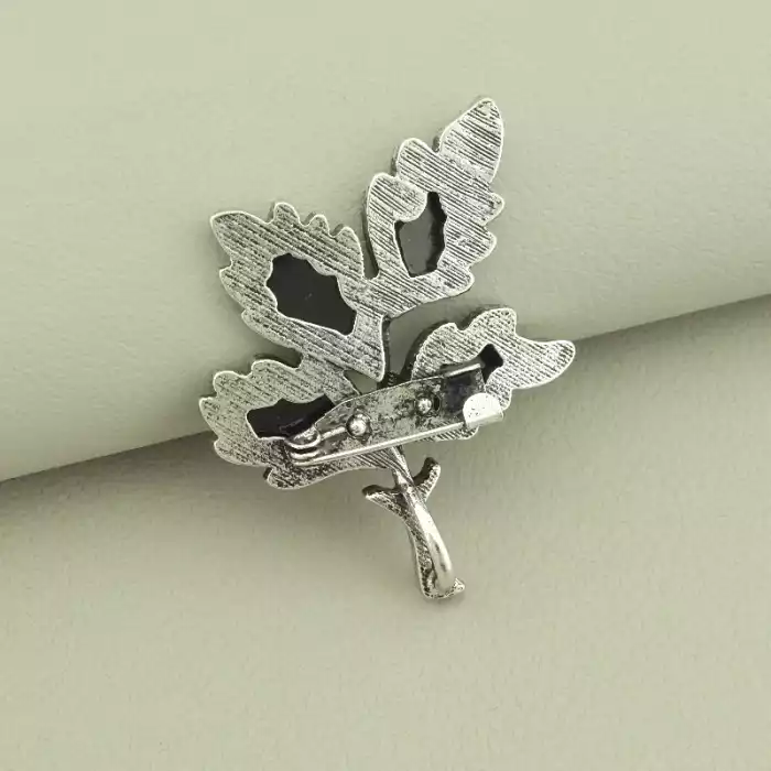 🏷️️ Кулон-брошка лист Галіотіс 45x35мм. ss_101130