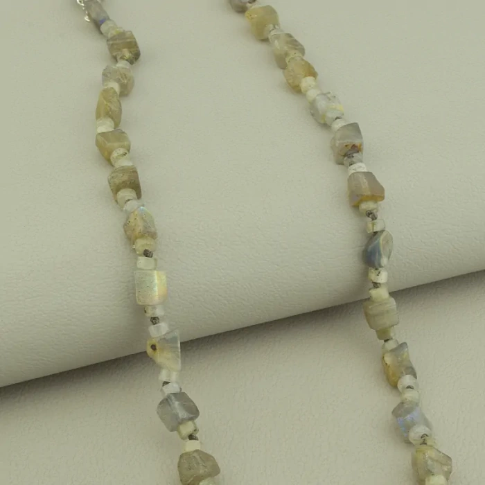 🏷️️ Намисто Лабрадор (cрібло 925 проба) 54 см. ss_101433