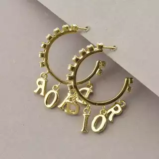 Сережки пусети Winniana Фіаніт