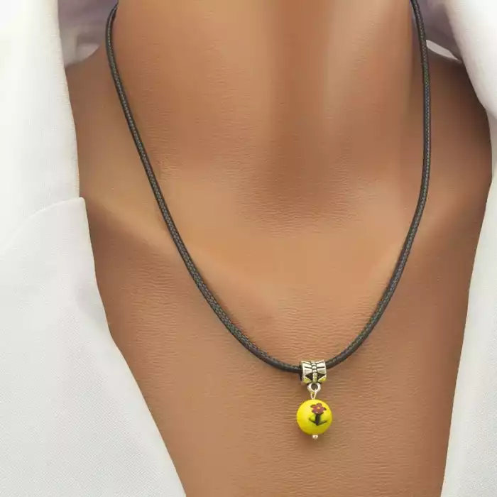 🏷️️ Підвіска Лемпворк (скло) 43 см. ss_102333