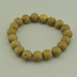 Браслет резинка Агат 18 см.