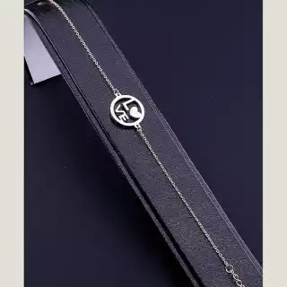 Браслет з карабіном Stainless Steel 18 см