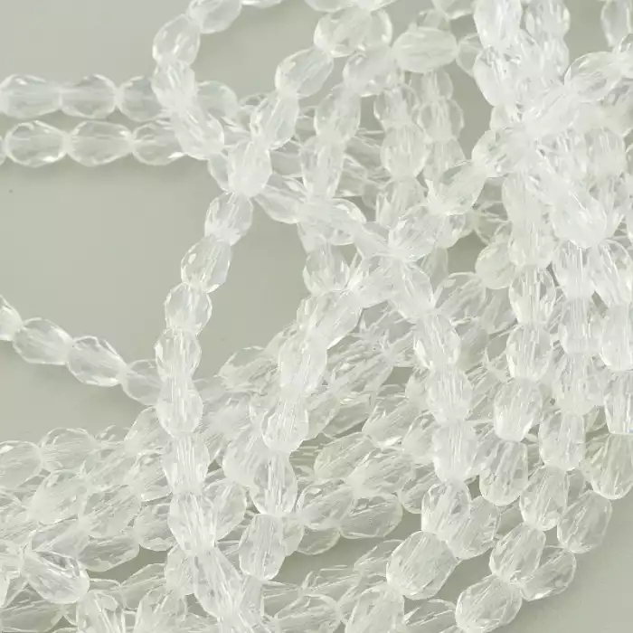 🏷️️ Нитка Чеський кришталь 52 см. (без замка) ss_96140