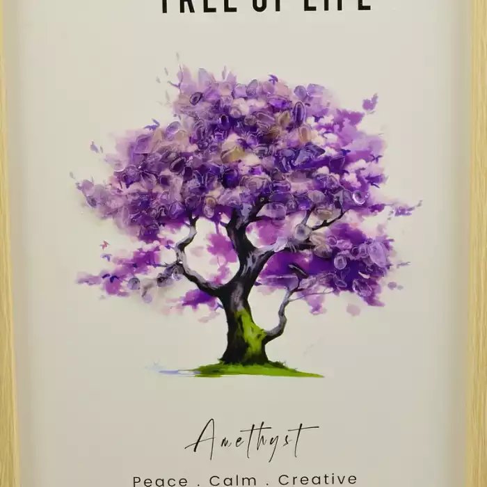 🏷️️ Картина з аметистом фіолетова (210х155 мм) ss_104531